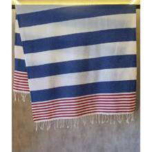 Dark Blue 2 Luxurious Turkish Peshtemal Beach Towels